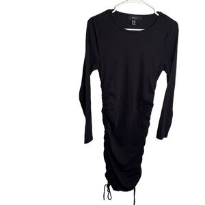 Forever 21+ Ribbed Bodycon Dress Black